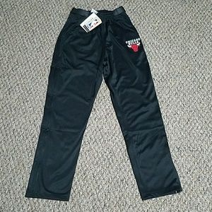 Mens Bulls courtside zip away tearaway pants